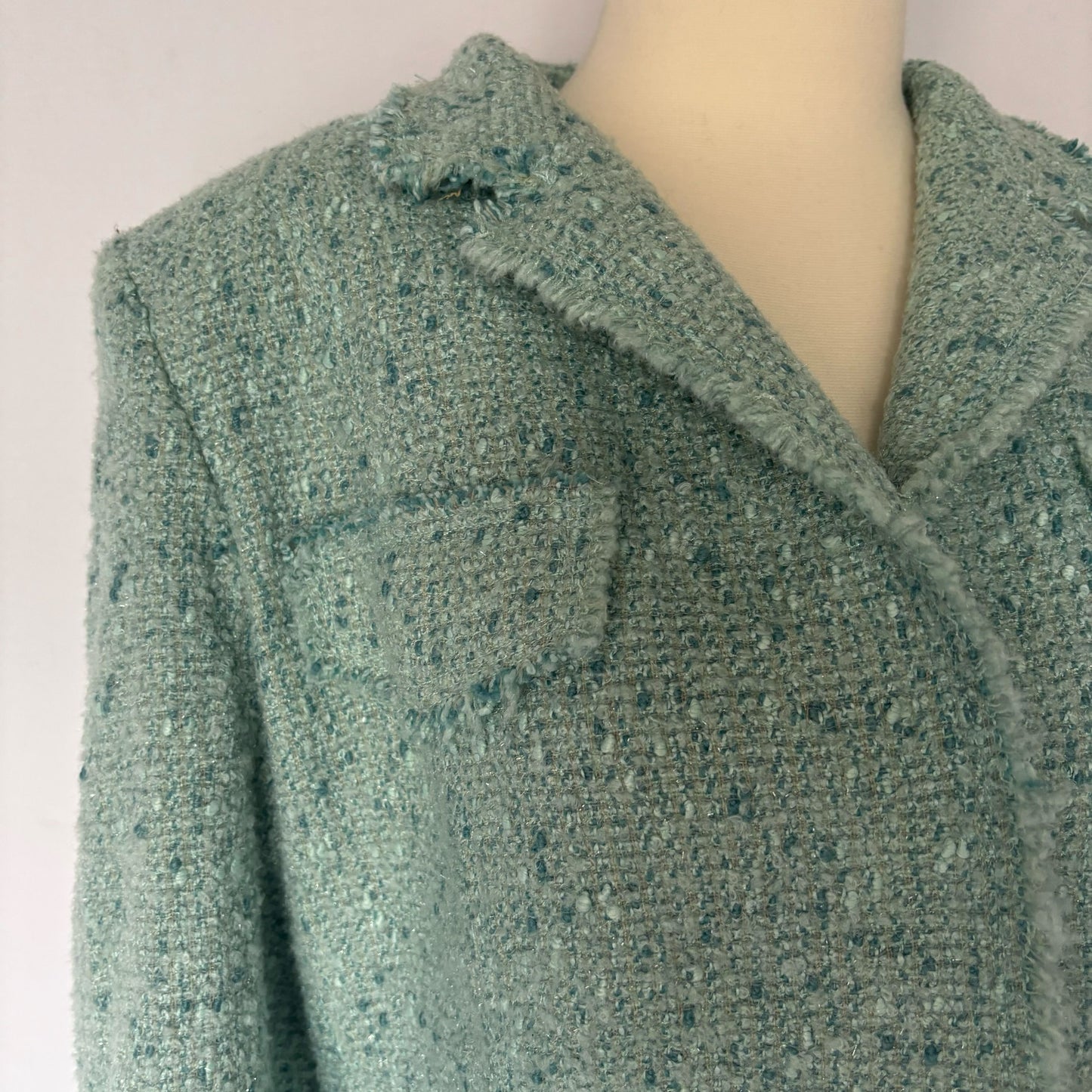 Blue Wool Women's Blazer