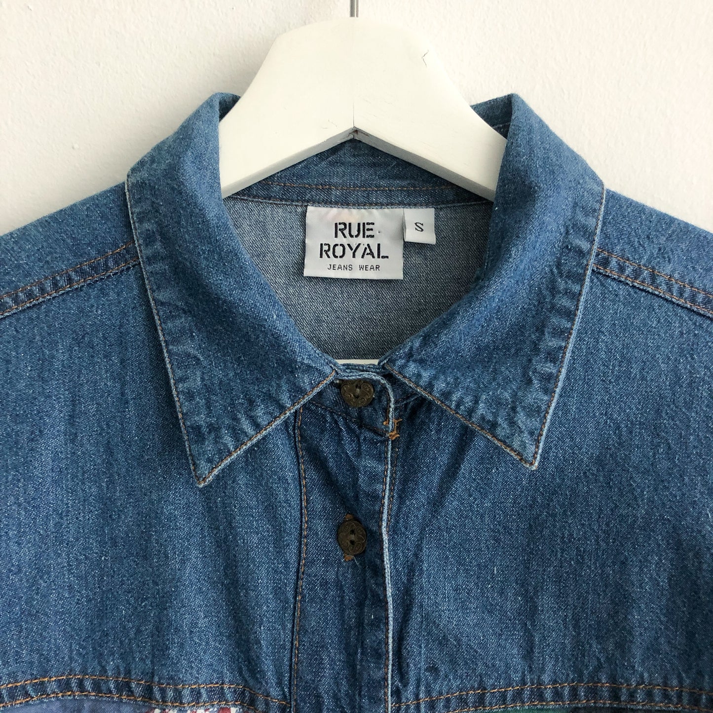 Vintage Denim Graffiti Shirt