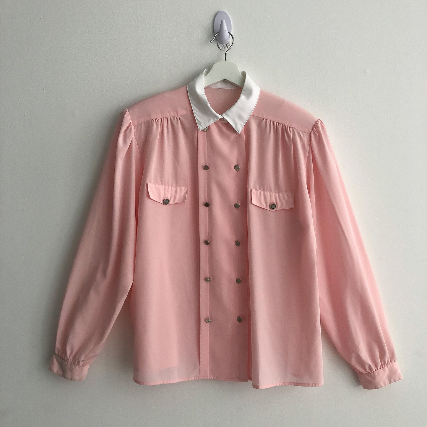 Vintage Baby Pink Blouse