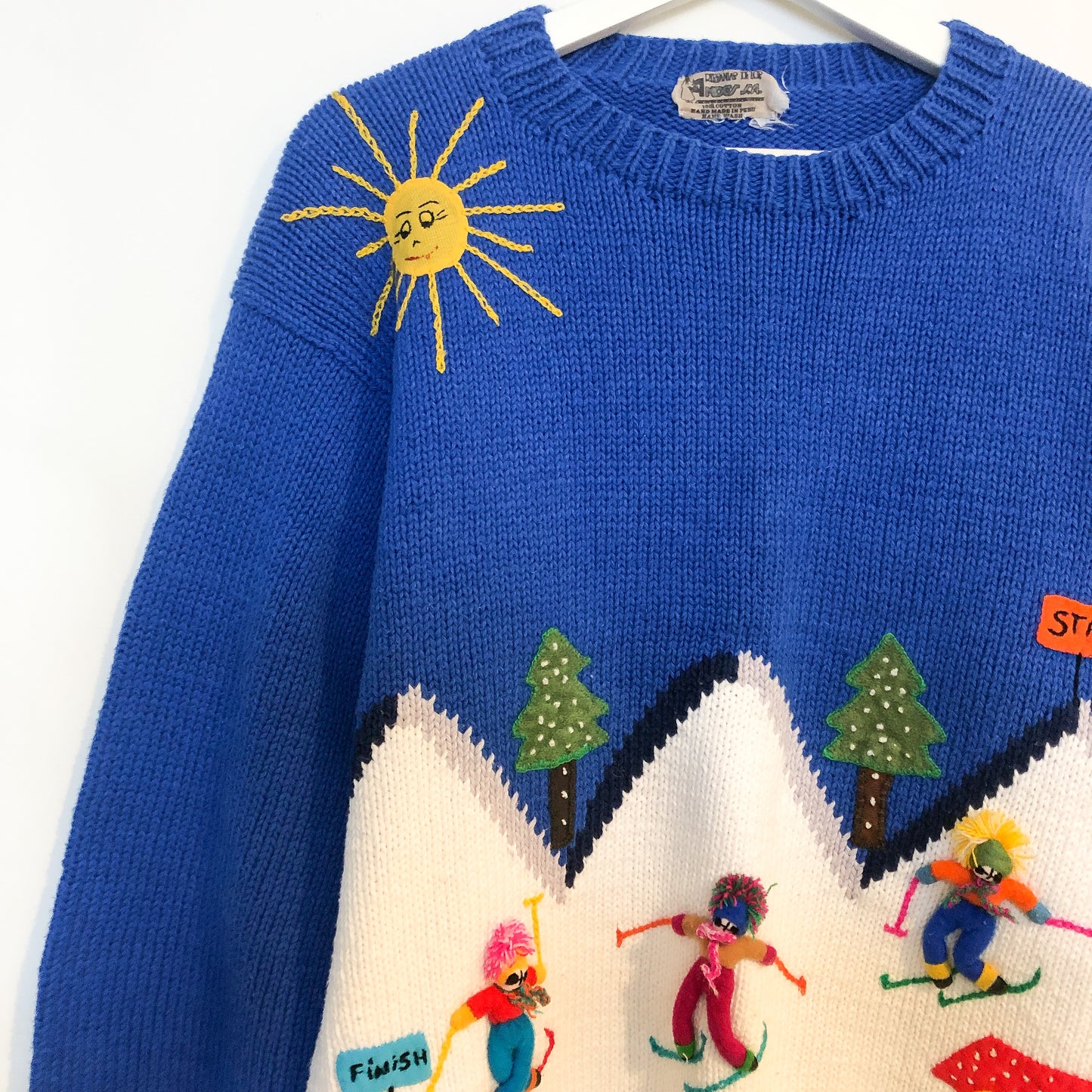 Winter Ski Handmade Sweater