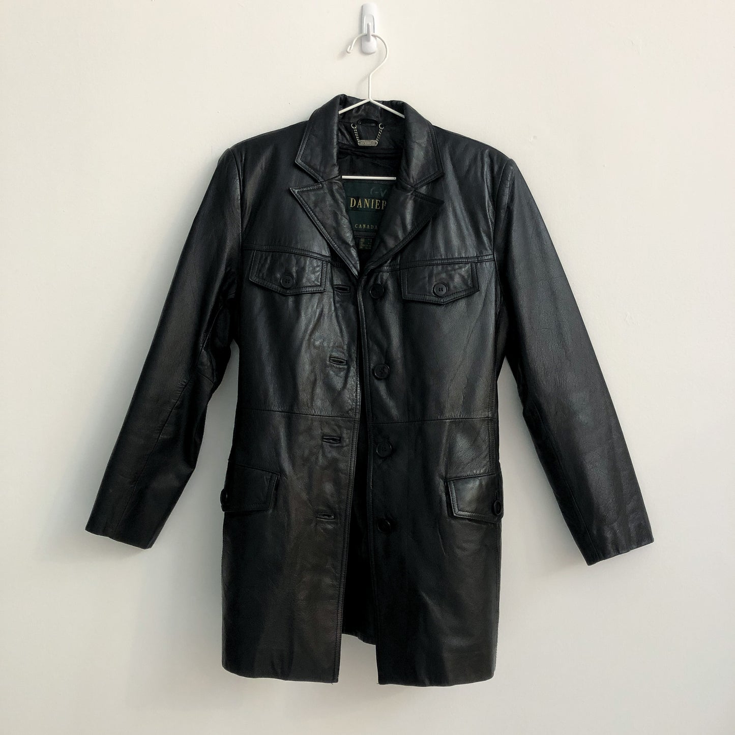 Danier Longline Leather Jacket