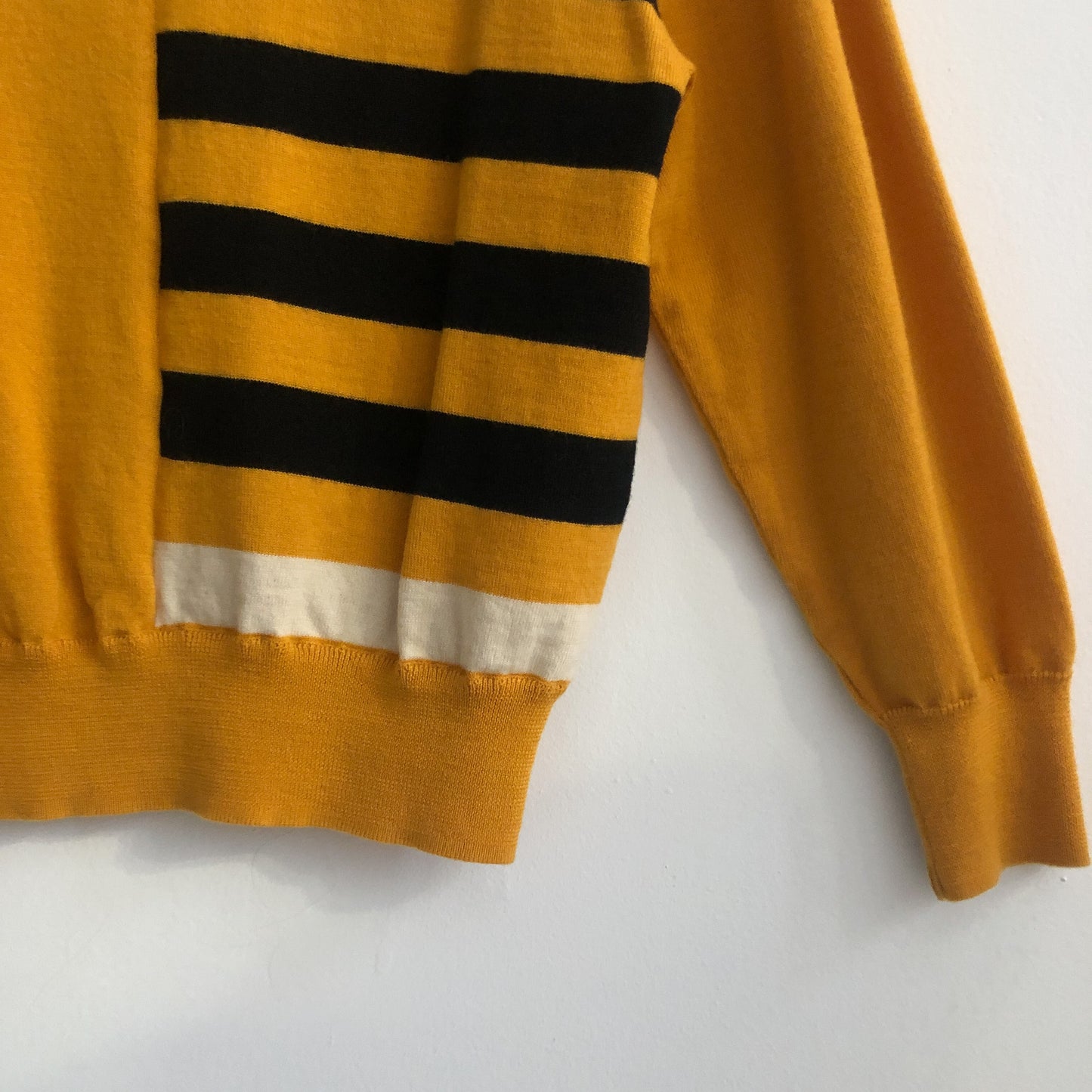 Vintage Bumble Bee Collared Sweater